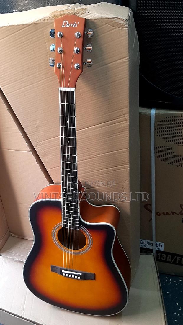 41inches Semi Acoustic Box Guitar ( Brown ) - main view