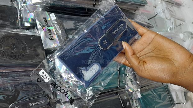 Puloka Silicone Leather Case for Samsung Note 10 -Blue - thumbnail 3