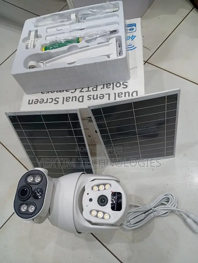 Ubox 6mp 4g Dual Camera Solar Security System