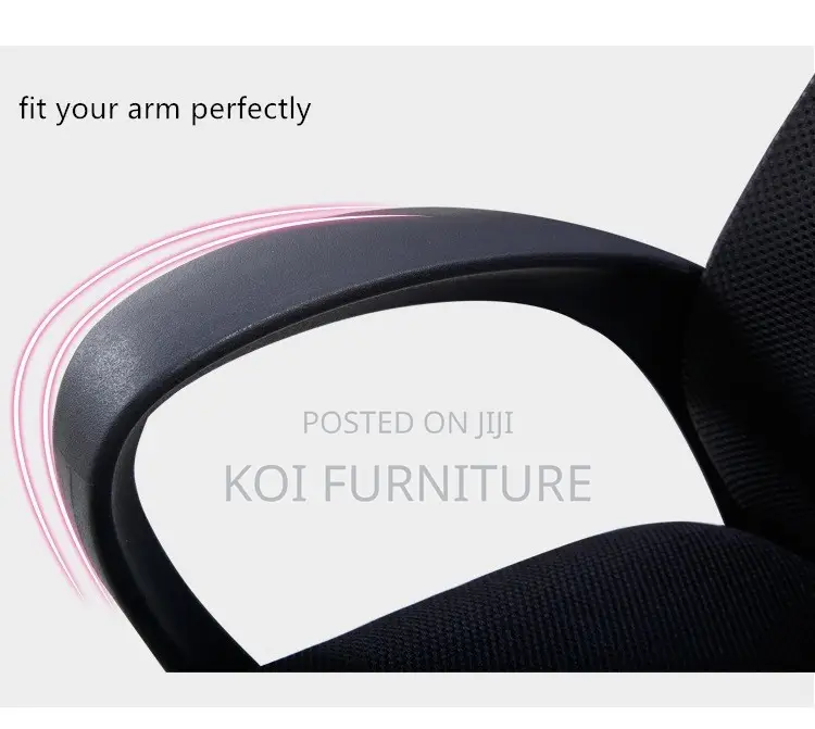 Office Chair; Adjustable Fabric Headrest Mesh Office Chair