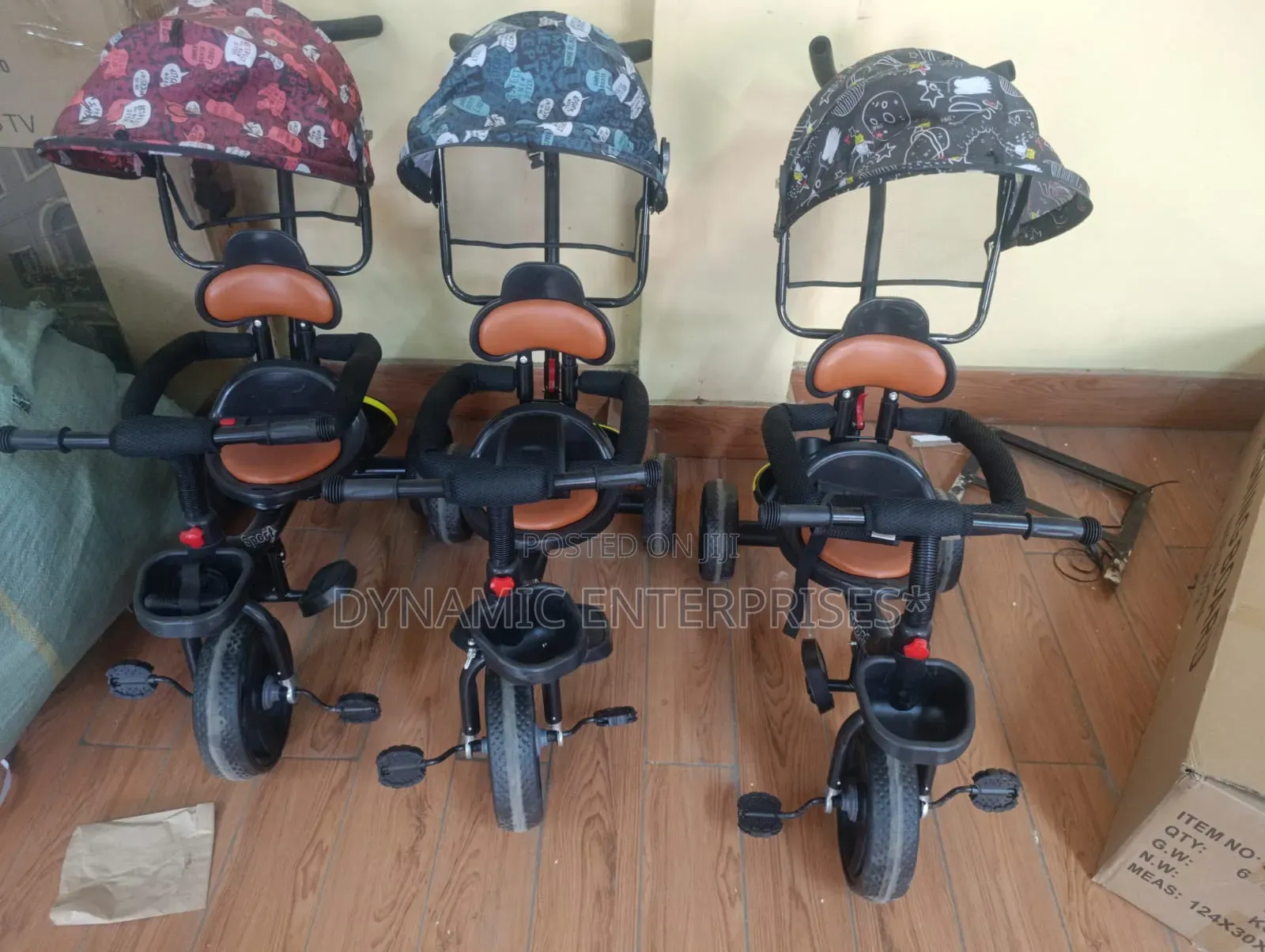 Kids' Push Tricycles