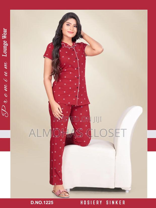Women’S Open Front Cotton Pyjama Set –Comfortable Loungewear - thumbnail 9