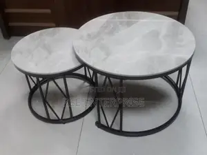 Modern Luxury *2in1 Pure  Marble Nesting Tables