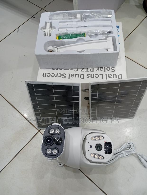 Ubox 6mp 4g Outdoor Dual Lens Solar CCTV PTZ
