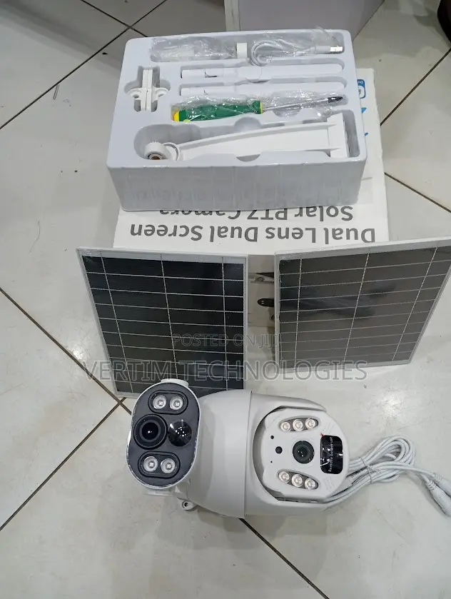 Ubox 6mp 4g Outdoor Dual Lens Solar CCTV PTZ