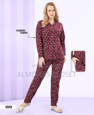 Women’S Long Sleeve Open Front Cotton Pyjama Set – Warm Soft Nightwear