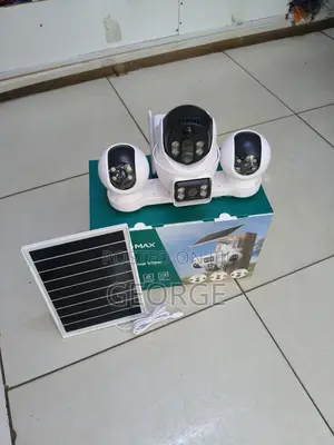 V380 Pro 4 Lens 4g Simcard Solar Powered Ptz Camera 8mp