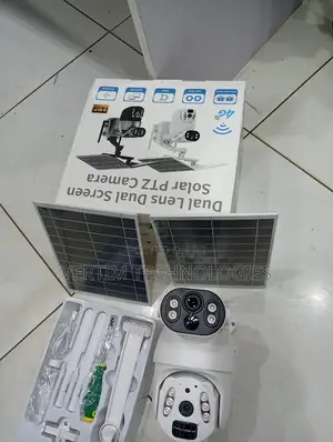 Ubox 6mp 4g Solar PTZ Camera With Simcard Support