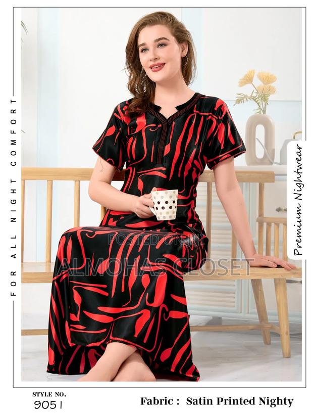 Women’S Satin Maxi Dress - thumbnail 3