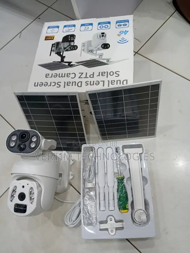 Ubox 6mp 4g Wireless Solar Powered PTZ Camera