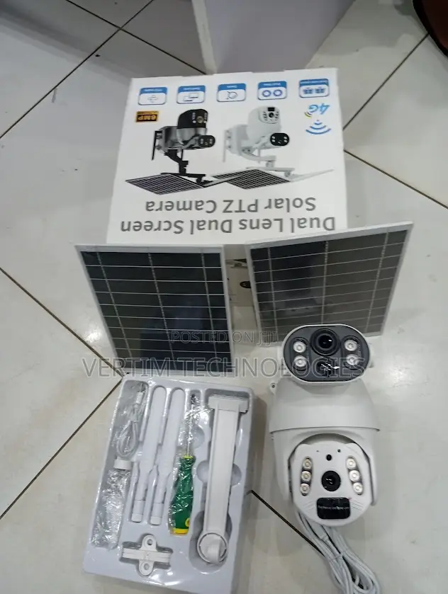 Ubox 6mp 4g Dual Camera Solar Security System
