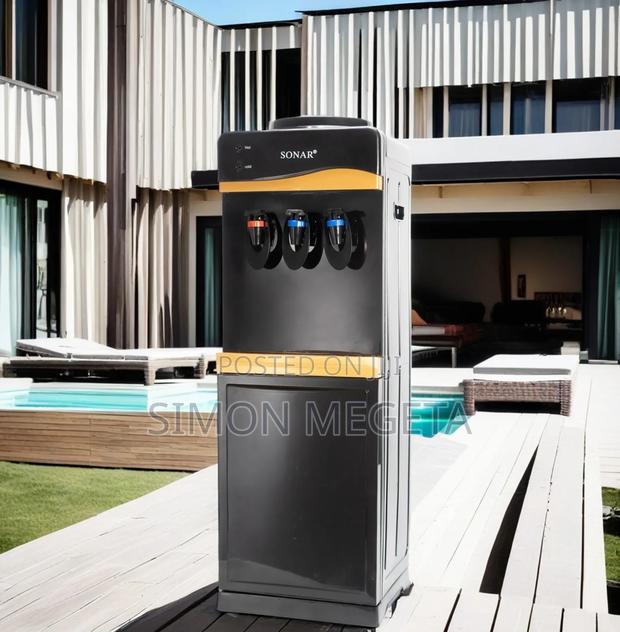 Black B7c Sonar 3 Taps Hot,Normal and Cold Dispenser
