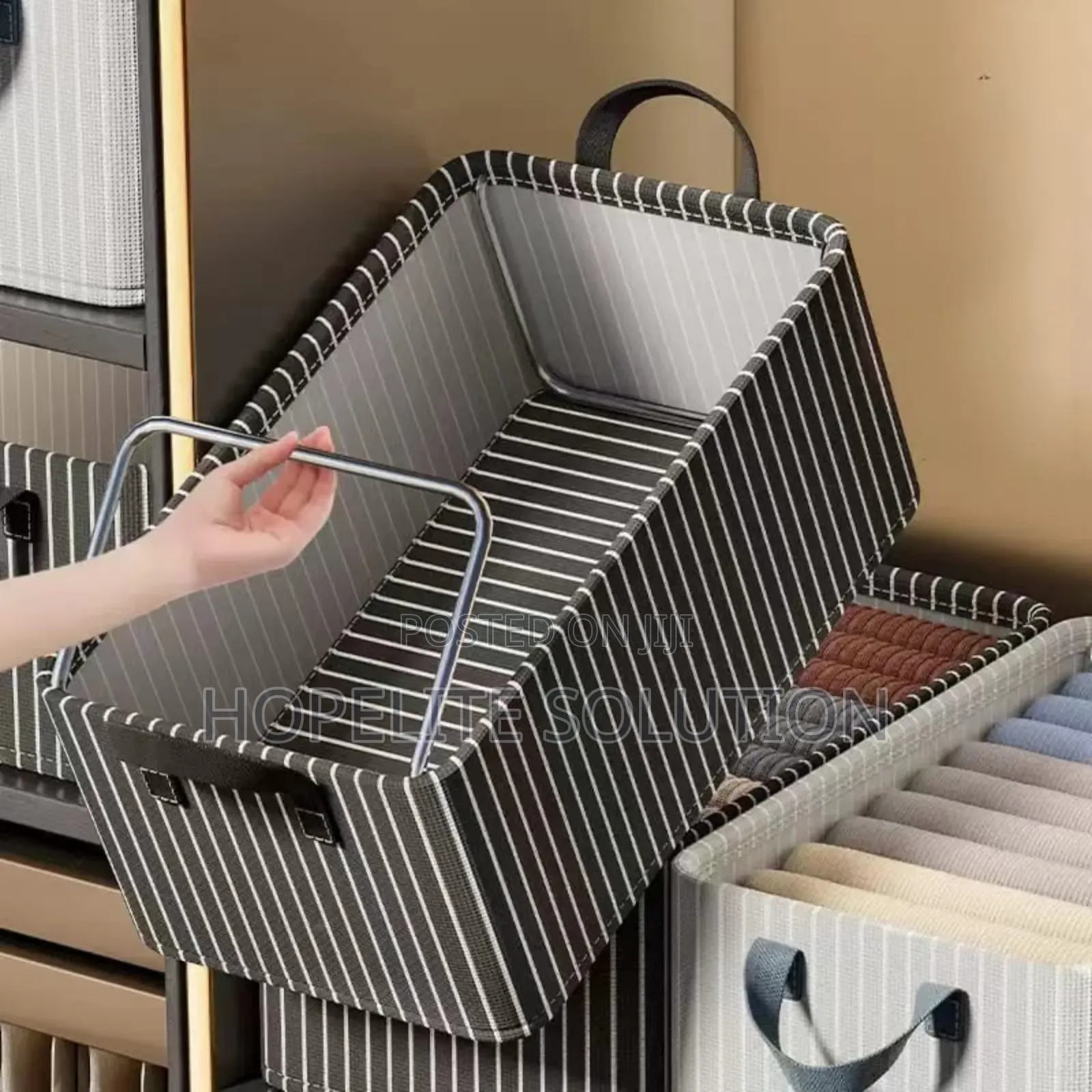 Stripped Closet Organizer Clothes Organizer
