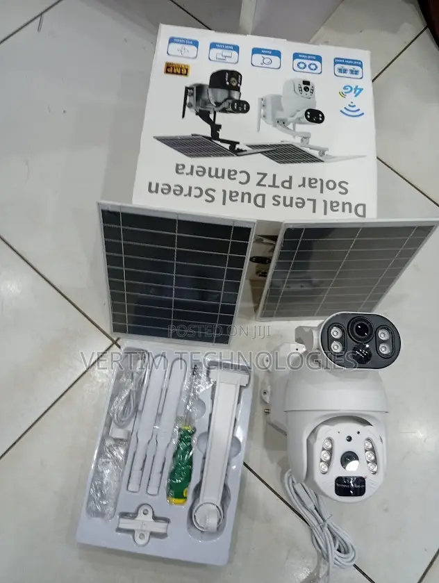 Ubox 6mp 4g Estate Security Solar PTZ Camera