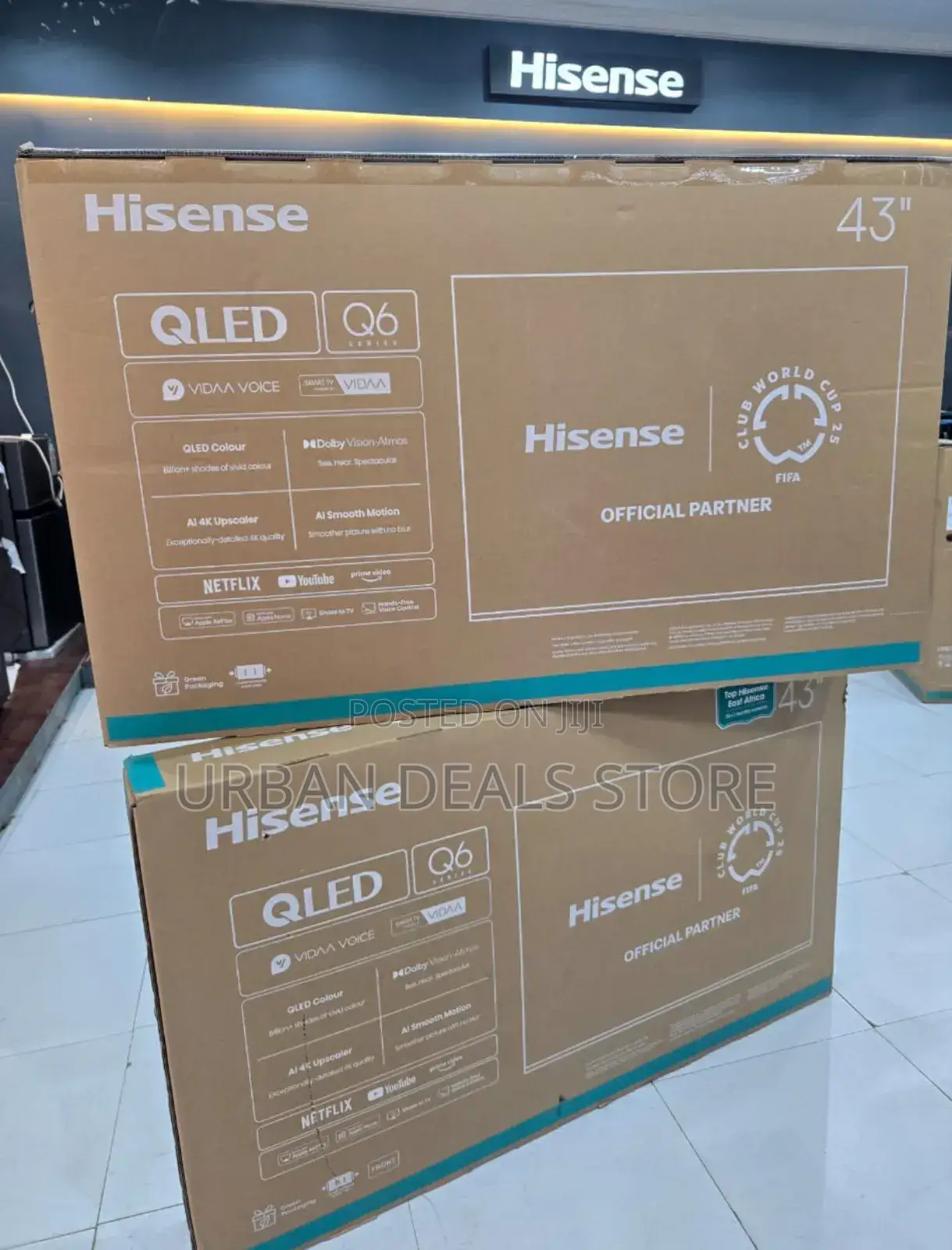 Hisense 43" Q6 Qled Available