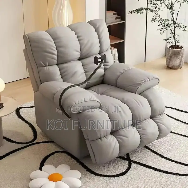 Office Sofa; Singular Grey Office Sofa Set