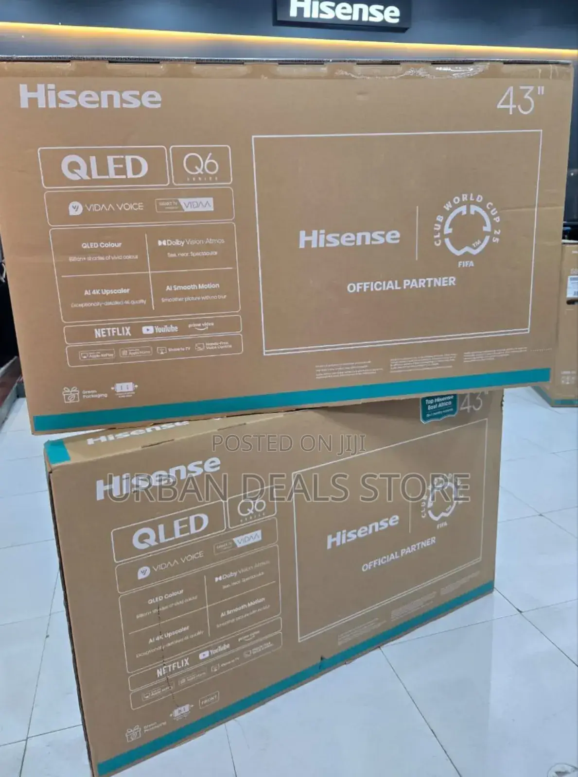 Hisense 43" Q6 Qled Available