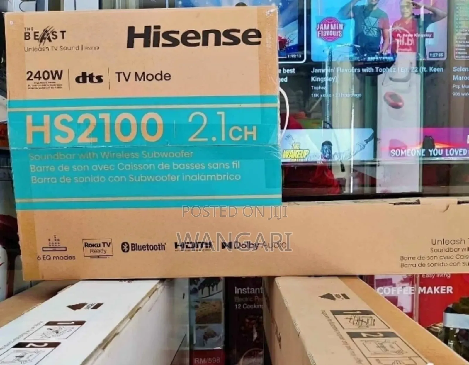 Hisense Hs2100 Soundbar 2.1 Ch