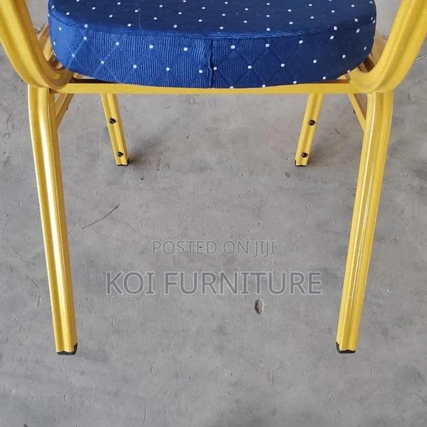 Office Chairs; Blue Stackable Events Office Chair - thumbnail 5