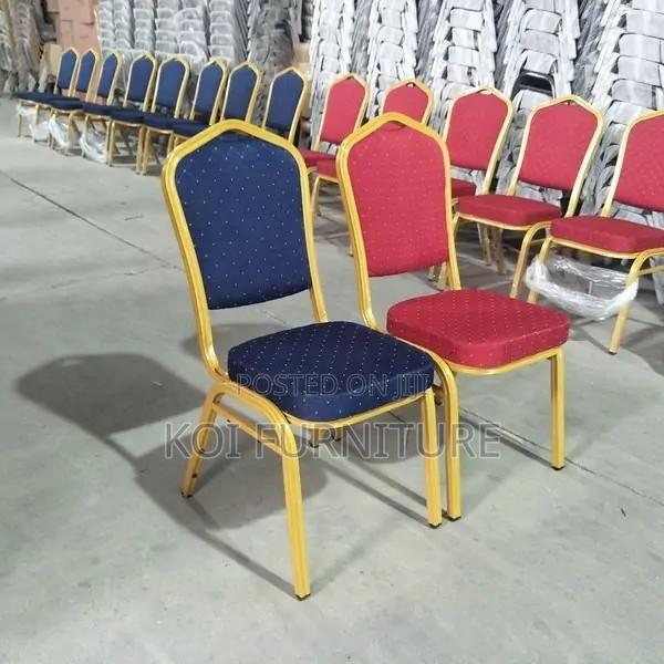 Office Chairs; Blue Stackable Events Office Chair - thumbnail 6