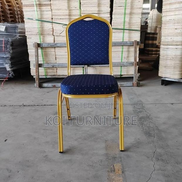 Office Chairs; Blue Stackable Events Office Chair - thumbnail 7