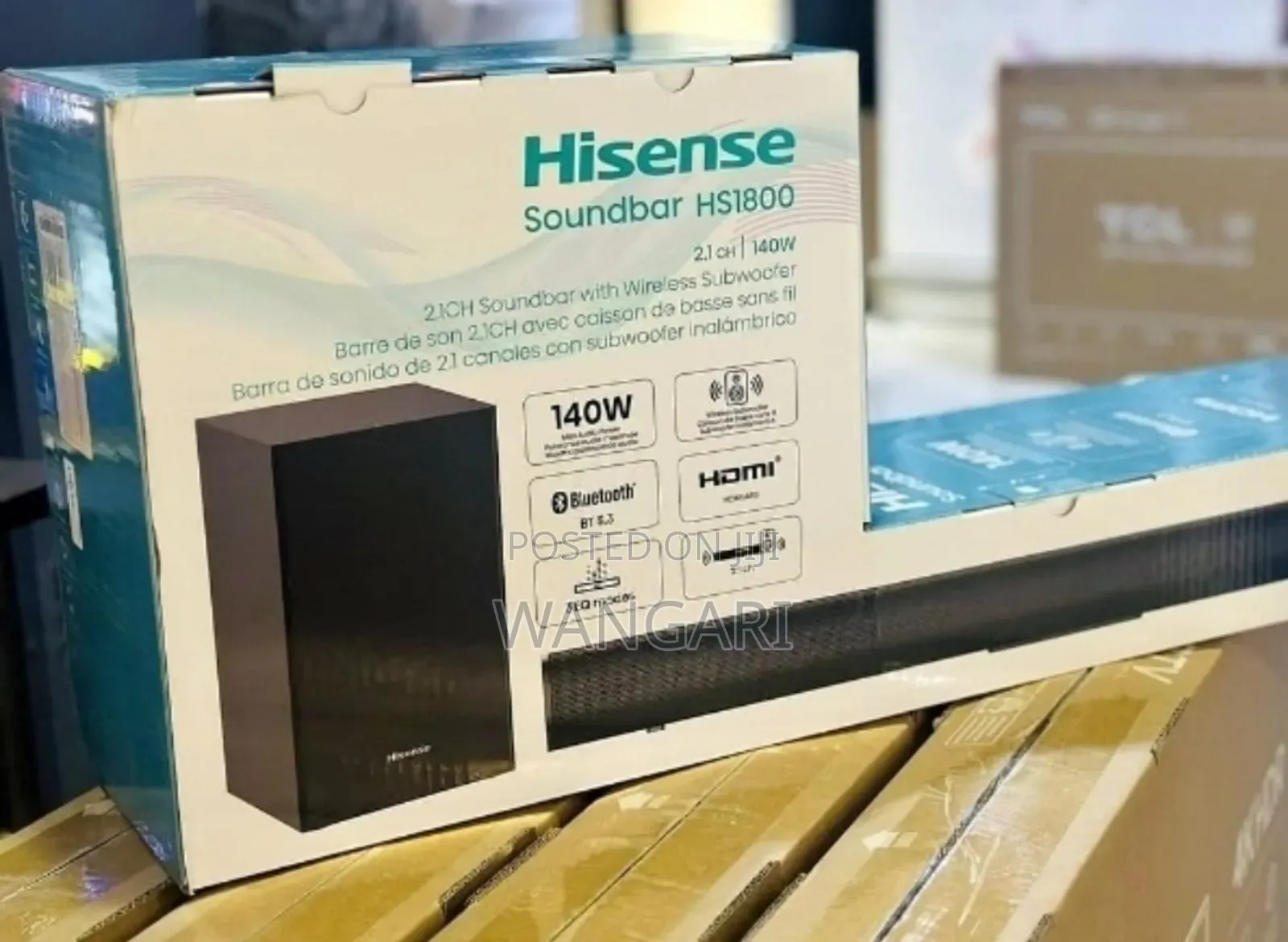 Hisense Hs 1800 2.1 Ch Hisense Soundbar