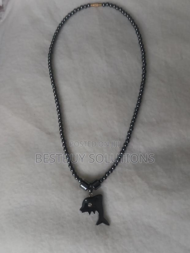 Hematite Dolphin Necklace - thumbnail 2