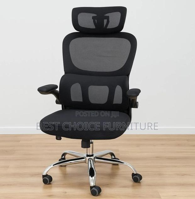Office Chair; Orthopedic Adjustable Swivel Office Chair - thumbnail 8