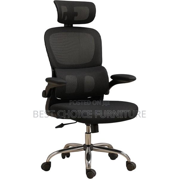 Office Chair; Orthopedic Adjustable Swivel Office Chair - thumbnail 2