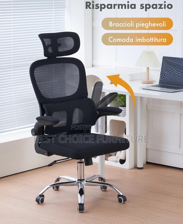 Office Chair; Orthopedic Adjustable Swivel Office Chair - thumbnail 15
