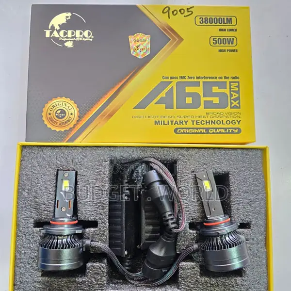 A65-H7 500w Equivalent Led Headlight Bulbs –38000lm Super Bright