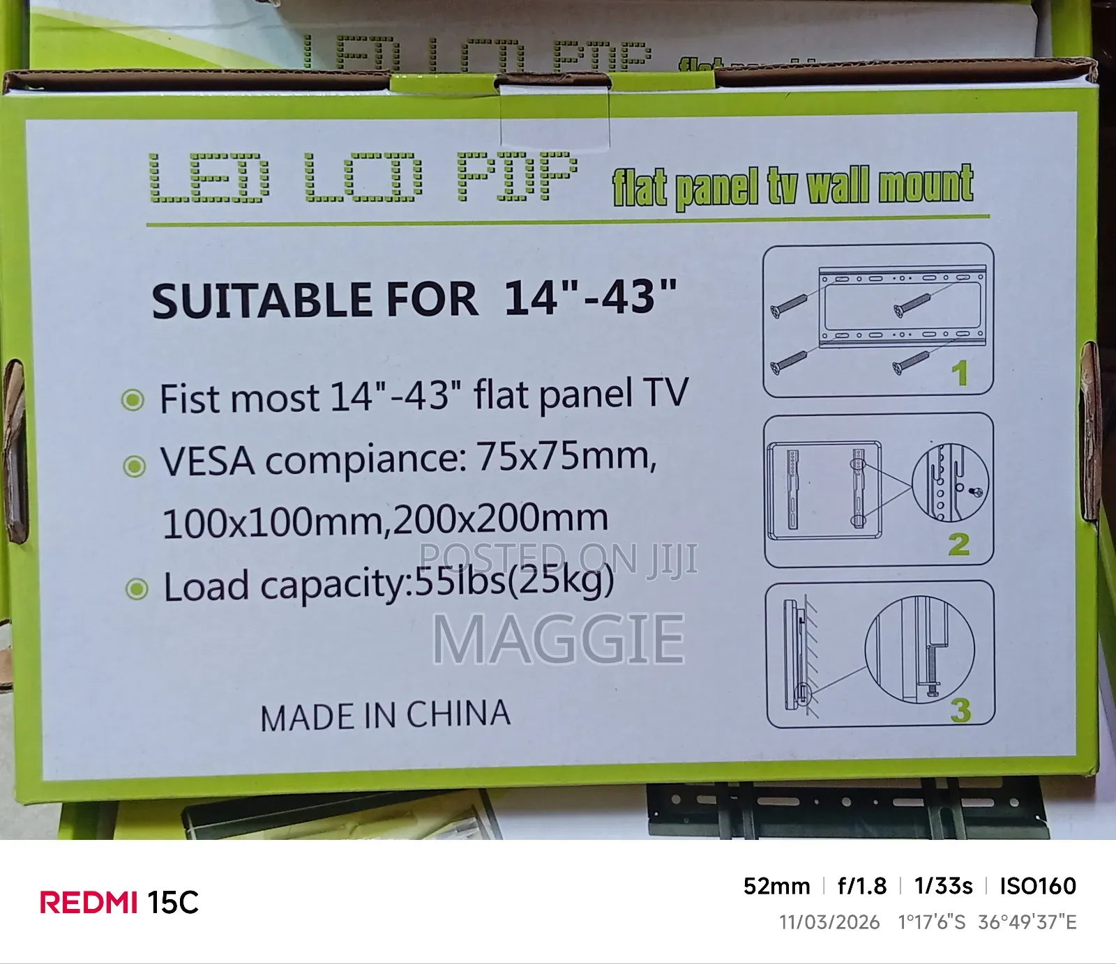 Led Lcd Pdp Flat Panel Tv Wall Mount