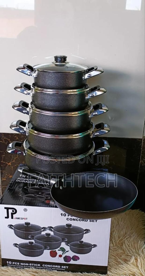 11 Pieces Heavy Duty Jp Non Stick Cookware Set - thumbnail 2