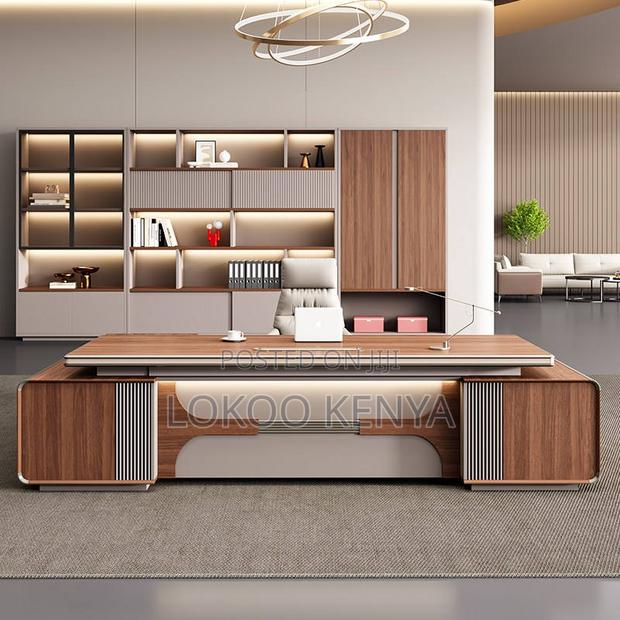 Office Desk ; Executive Customization Modern Office Desk - thumbnail 4