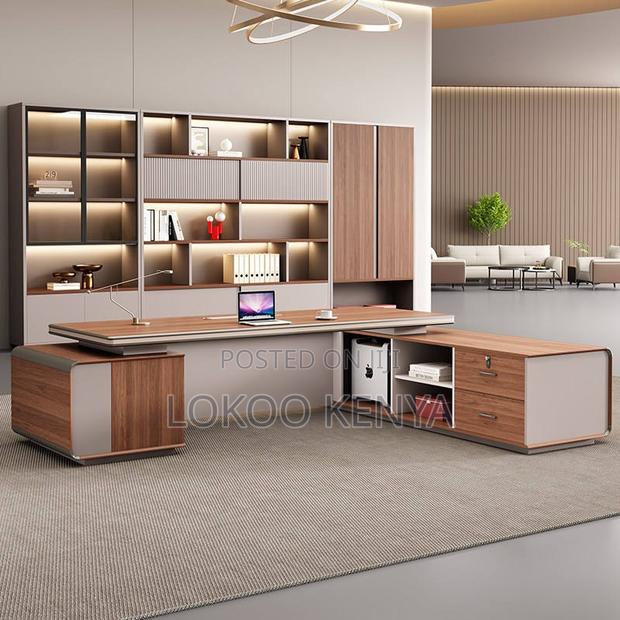 Office Desk ; Executive Customization Modern Office Desk - thumbnail 9