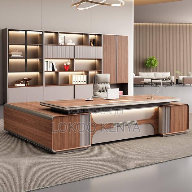 Office Desk ; Executive Customization Modern Office Desk - thumbnail 11