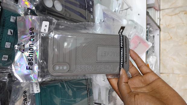 Vooii for iPhone X Silicone Gel Rubber Bumper Case -Gray - main view