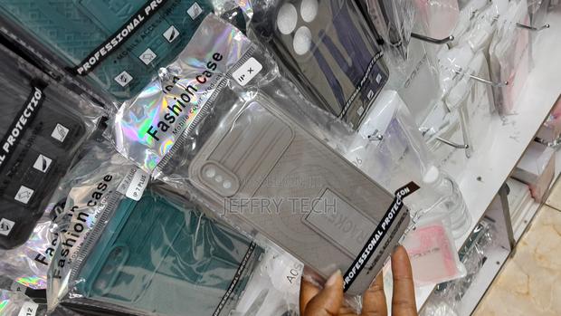 Vooii for iPhone X Silicone Gel Rubber Bumper Case -Gray - thumbnail 2