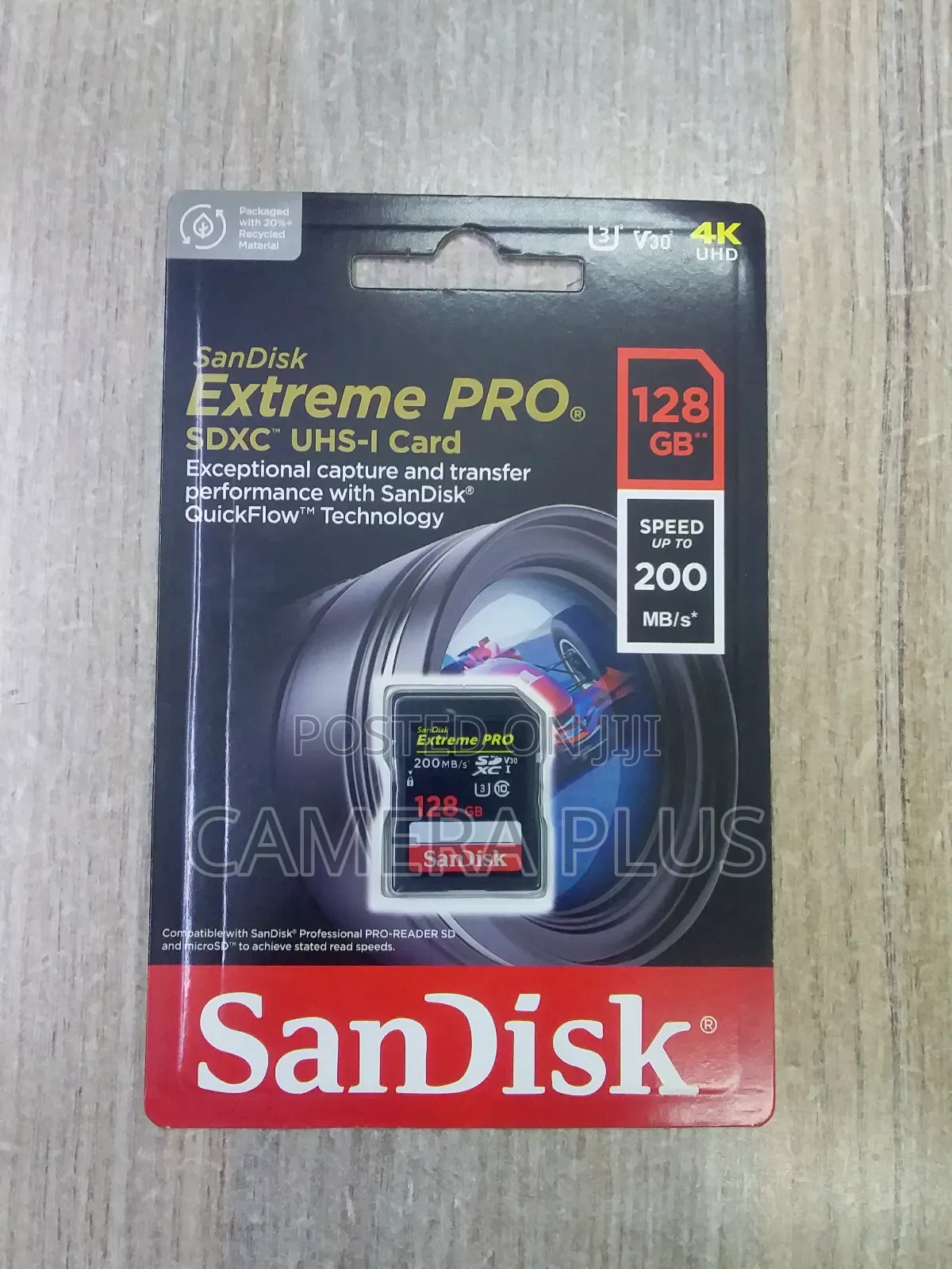 Sandisk Camera Memory Card 128gb Extreme Pro 200mbps