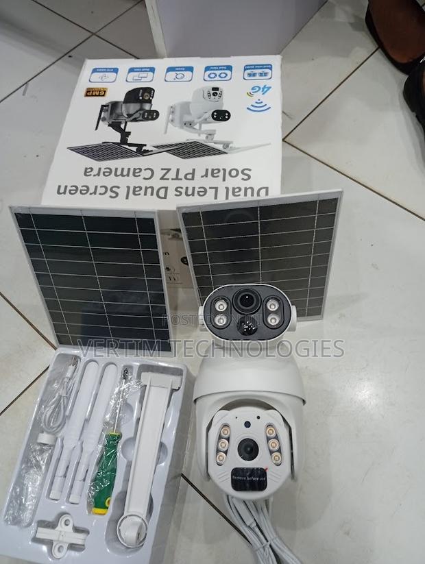 Ubox 4g Intelligent Solar PTZ Camera 4g Connectivity With Remote