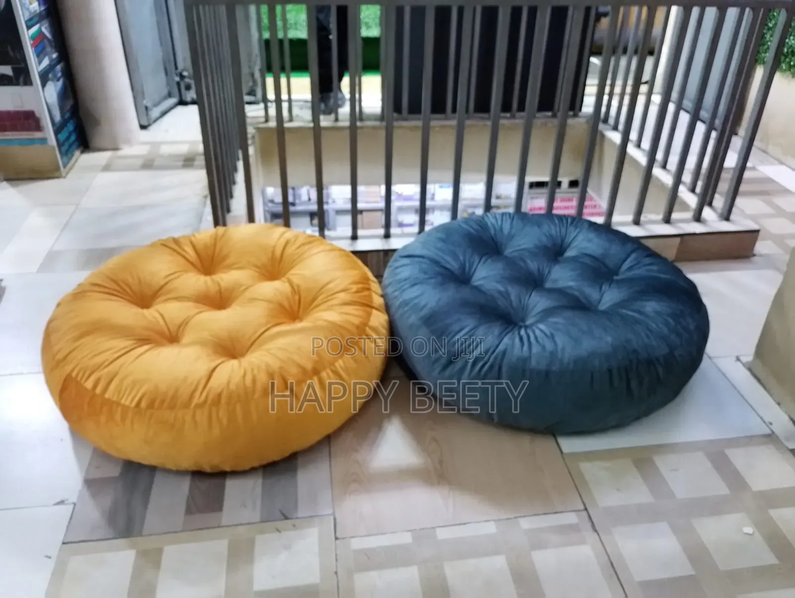 Round Puffy Floor Cushions