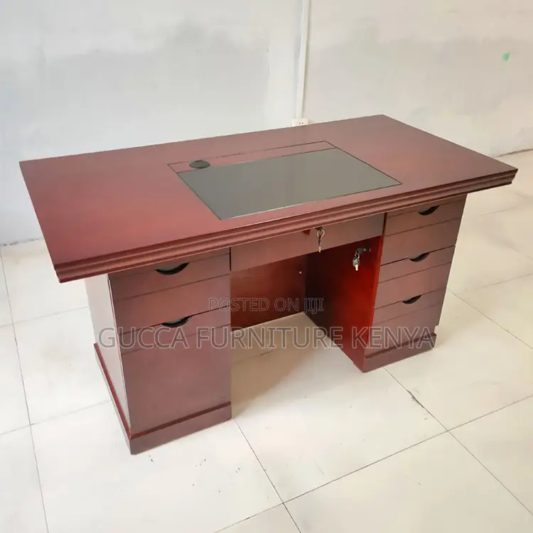 1.2 Meters Executive Mahogany Office Desk