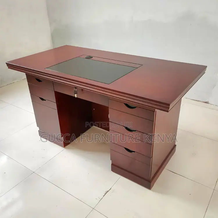 1.2 Meters Executive Mahogany Office Desk