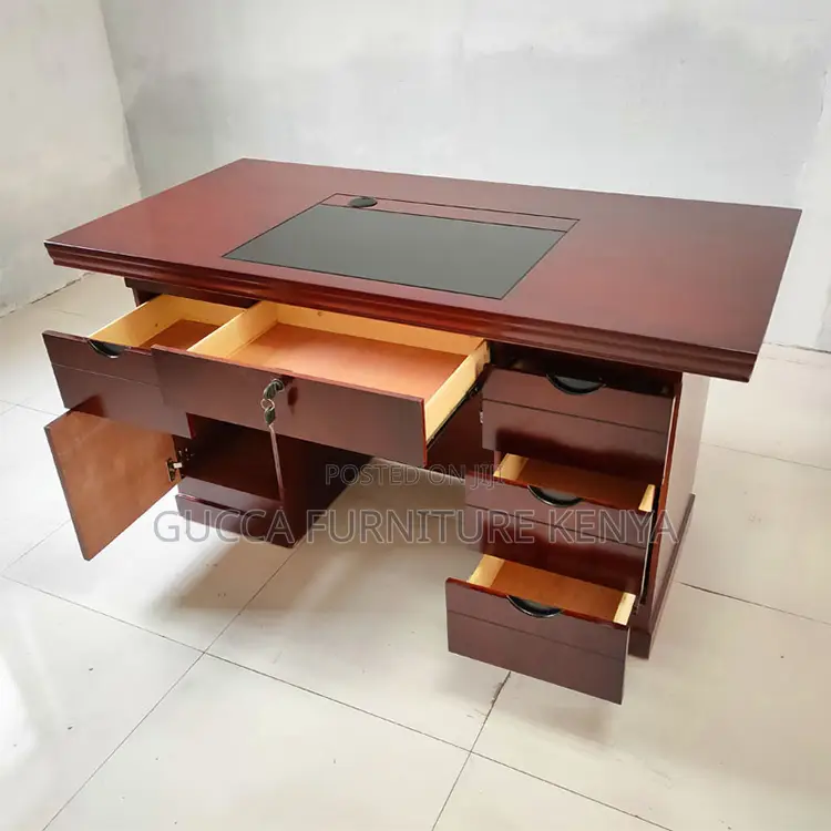 1.2 Meters Executive Mahogany Office Desk