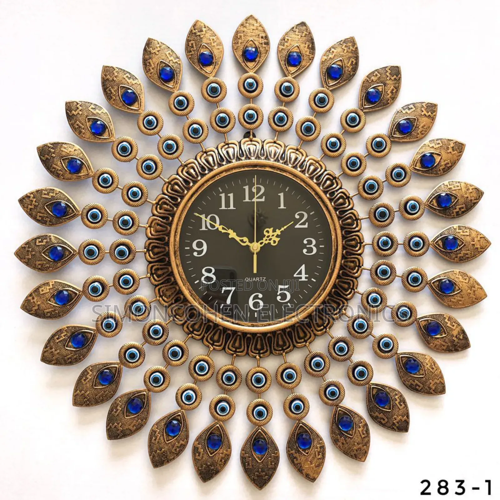 70cm Gold Vintage Wall Clock