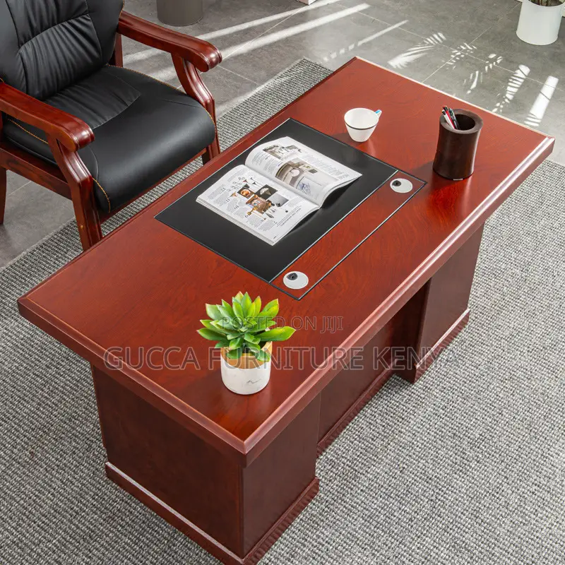 1.2 Meters Executive Mahogany Office Desk
