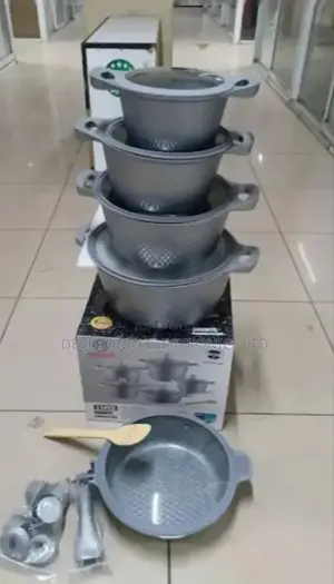 11pcs Cookware Set With Silicone Lid Covers