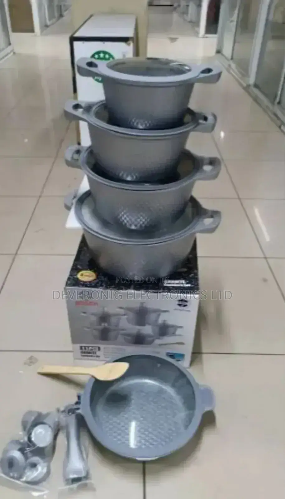 11pcs Cookware Set With Silicone Lid Covers