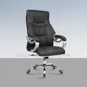 Executive Leather High-back Desk Chair