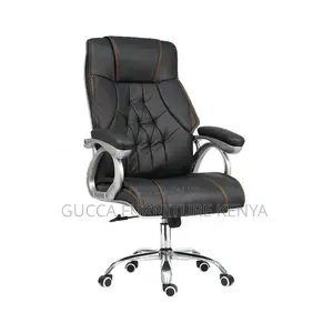 Executive Leather High-back Desk Chair